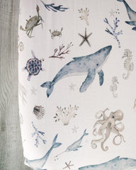 Sorrel + Fern Ocean Odyssey cover with extra-sturdy elastic pockets keeps it securely in place