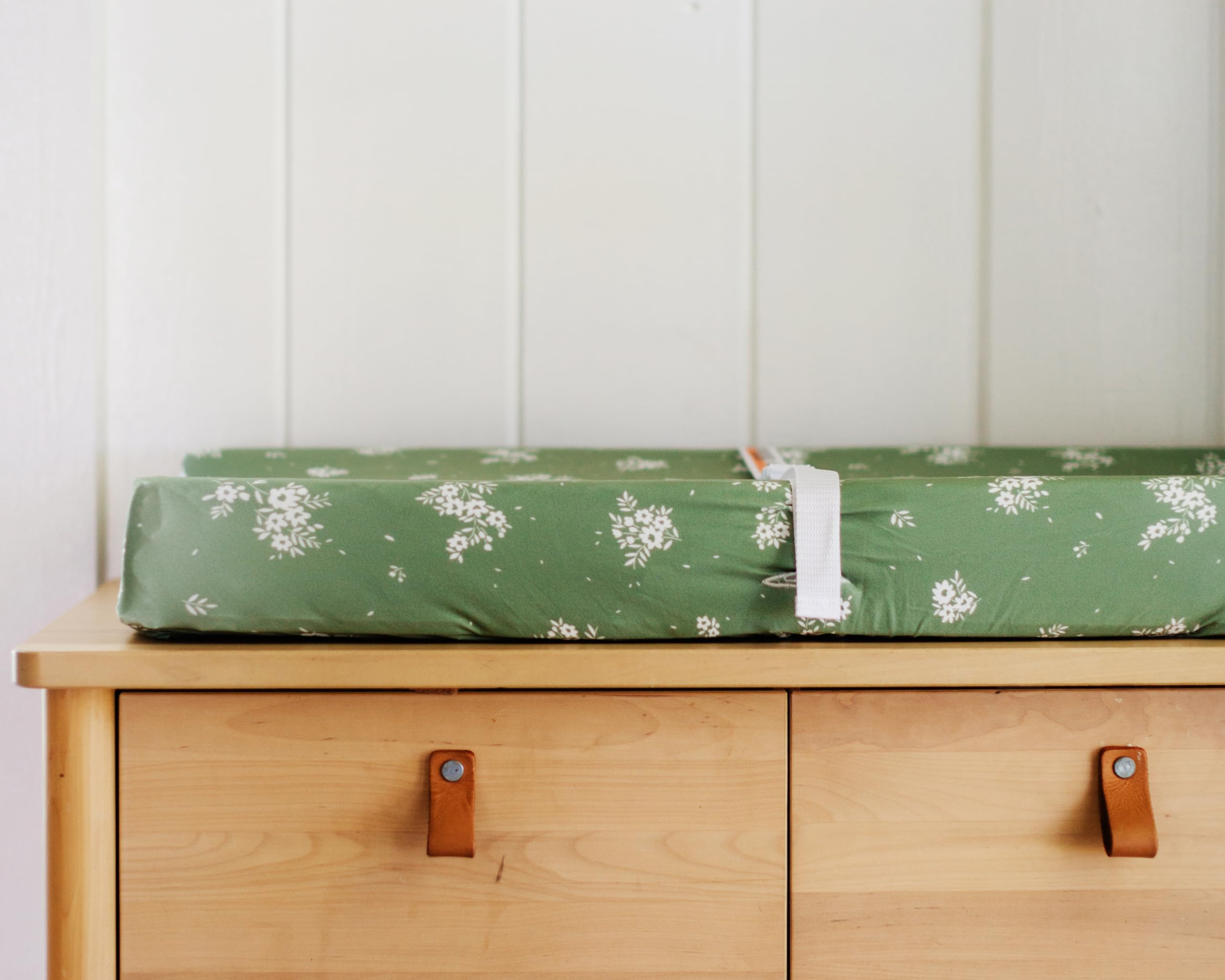 Sorrel + Fern stain- and fade-resistant cover maintains brightness