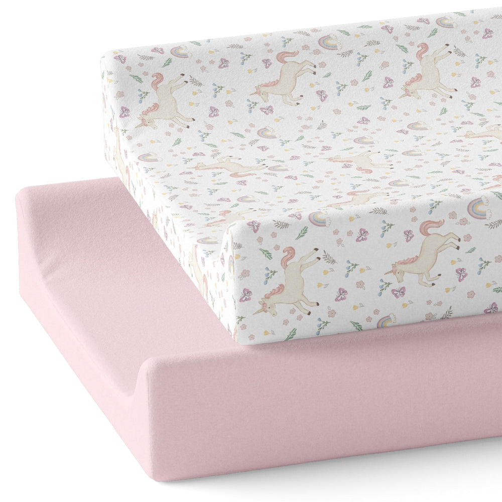 Mom-designed creates a gentle, cozy feel for every diaper change.