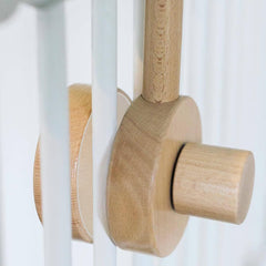 Sorrel + Fern wooden baby mobile hanger for easy crib mounting.
