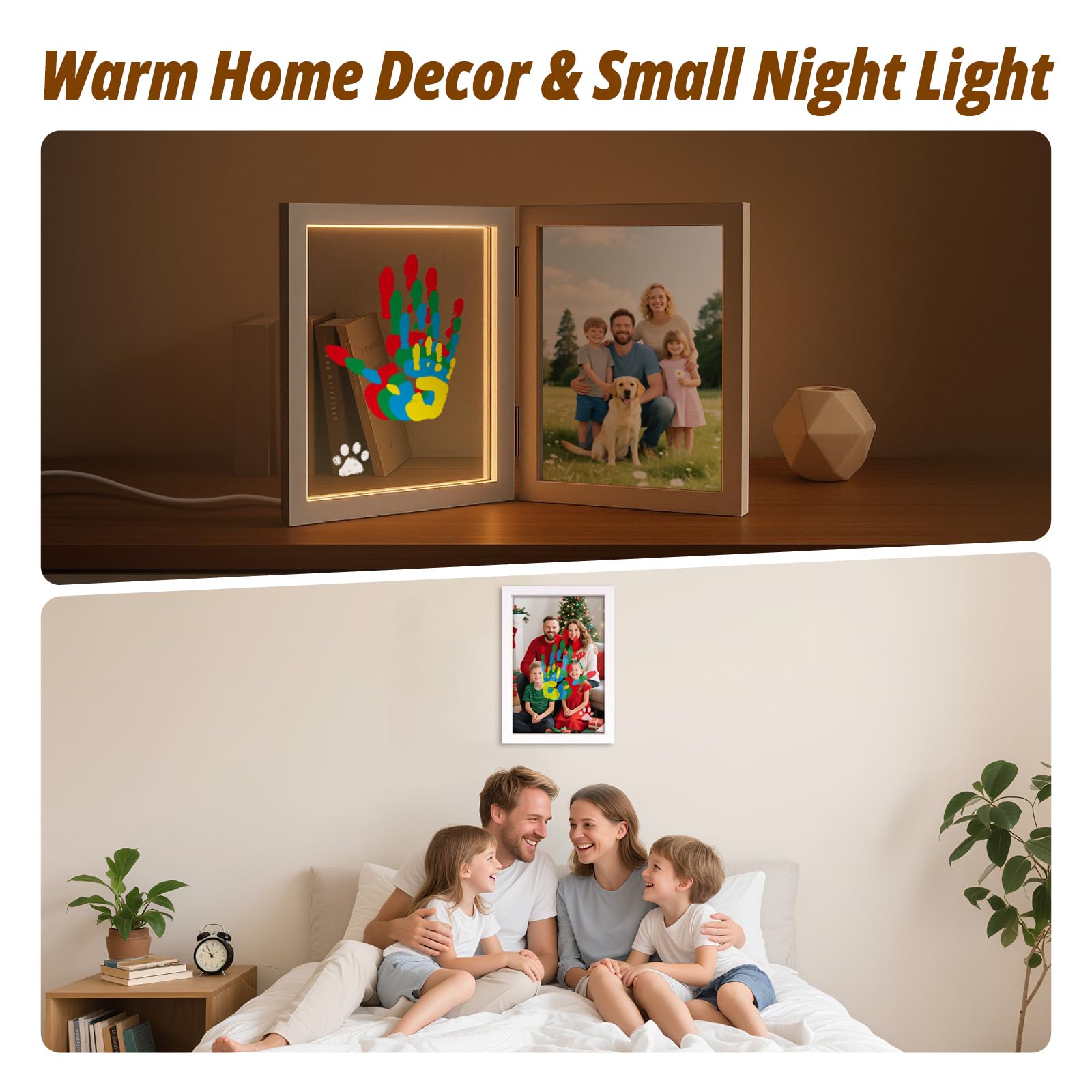 Sortnic wooden frame offers quick setup and lasting keepsake for gifts.