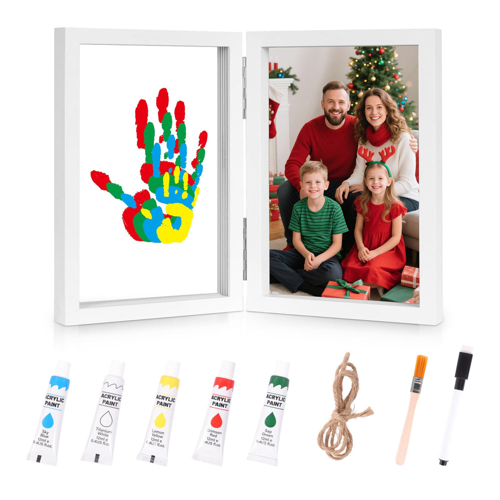 Sortnic illuminated frame doubles as a bedtime night light.