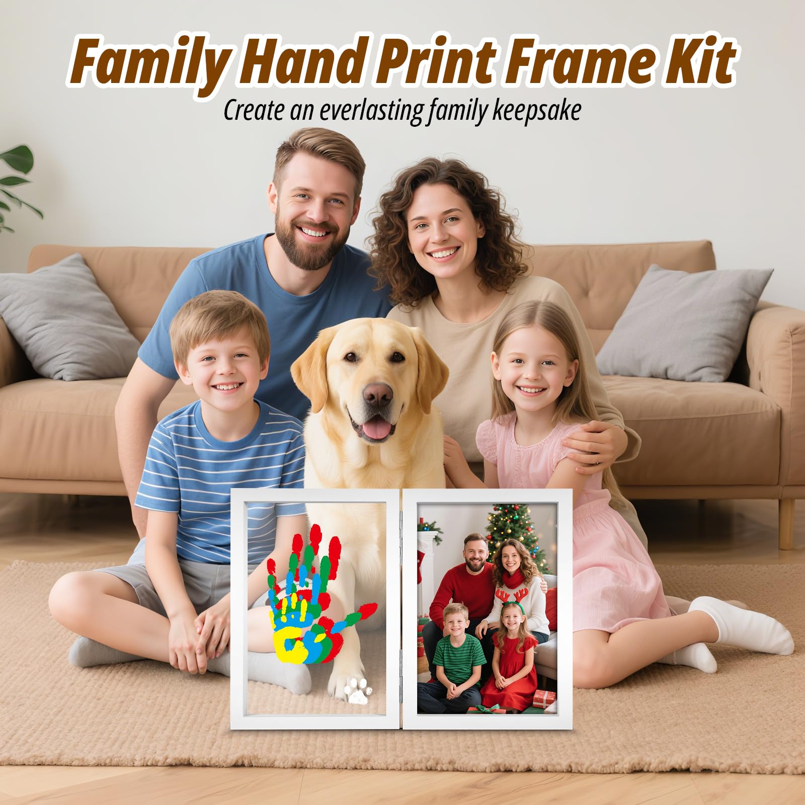 Sortnic frame holds four transparent sheets to capture growing memories.