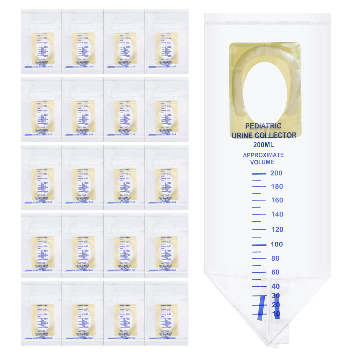 Sosation clear urine bag collectors for easy observation during use