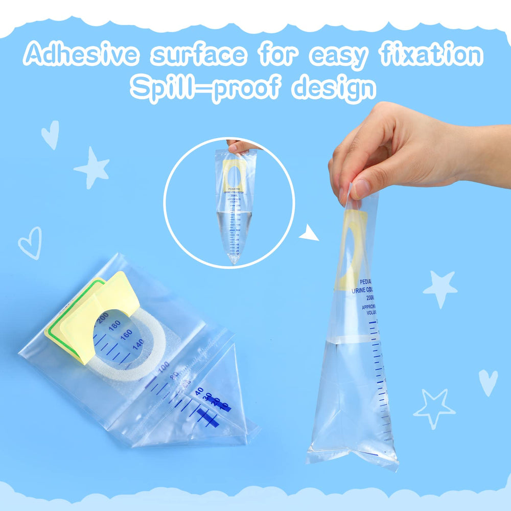 Sosation disposable pediatric pee bags for travel and cleanliness