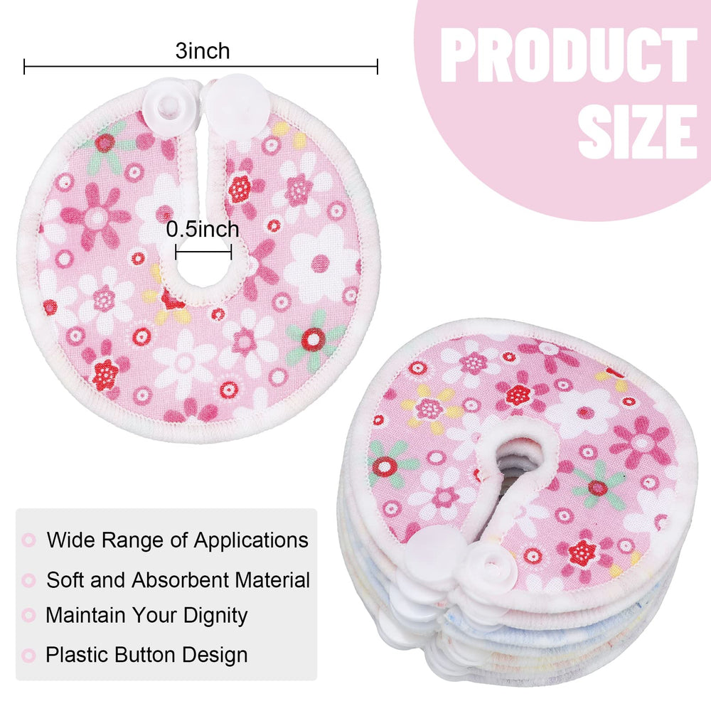 Sosation G Tube Button Cover cotton texture highlights soft, absorbent material for daily use.