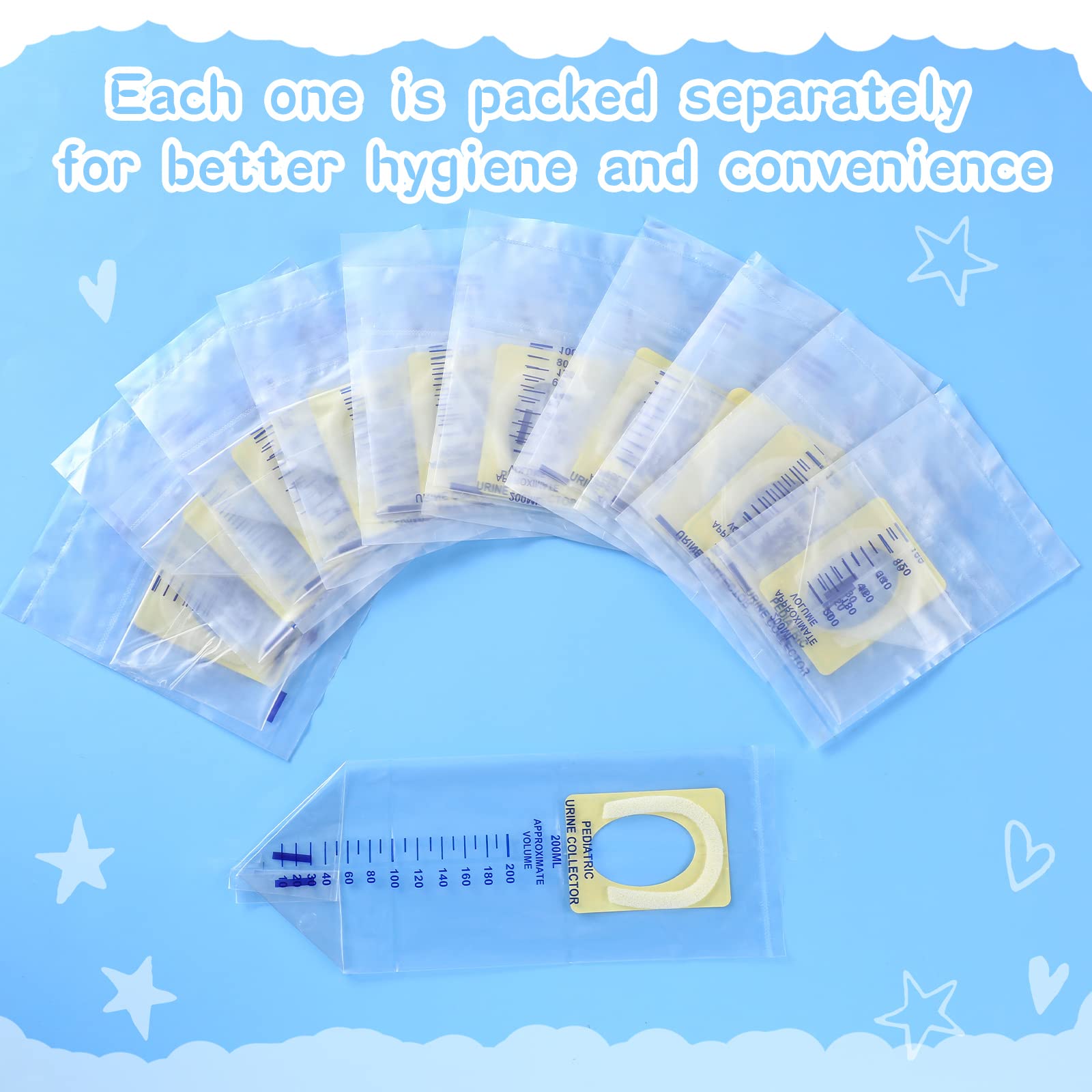 Sosation one-hand-use urine bag ideal for quick urine collection