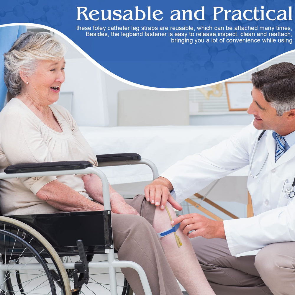 Sosation reusable catheter leg band ready for daily wear and cleaning