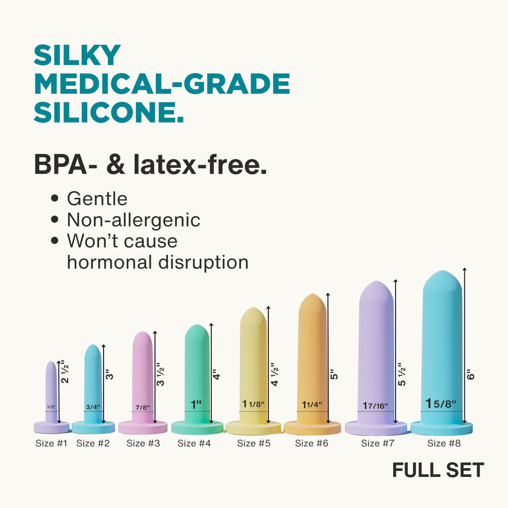 Soul Source silicone wand set, size 5 tip, smooth surface for smooth sessions.