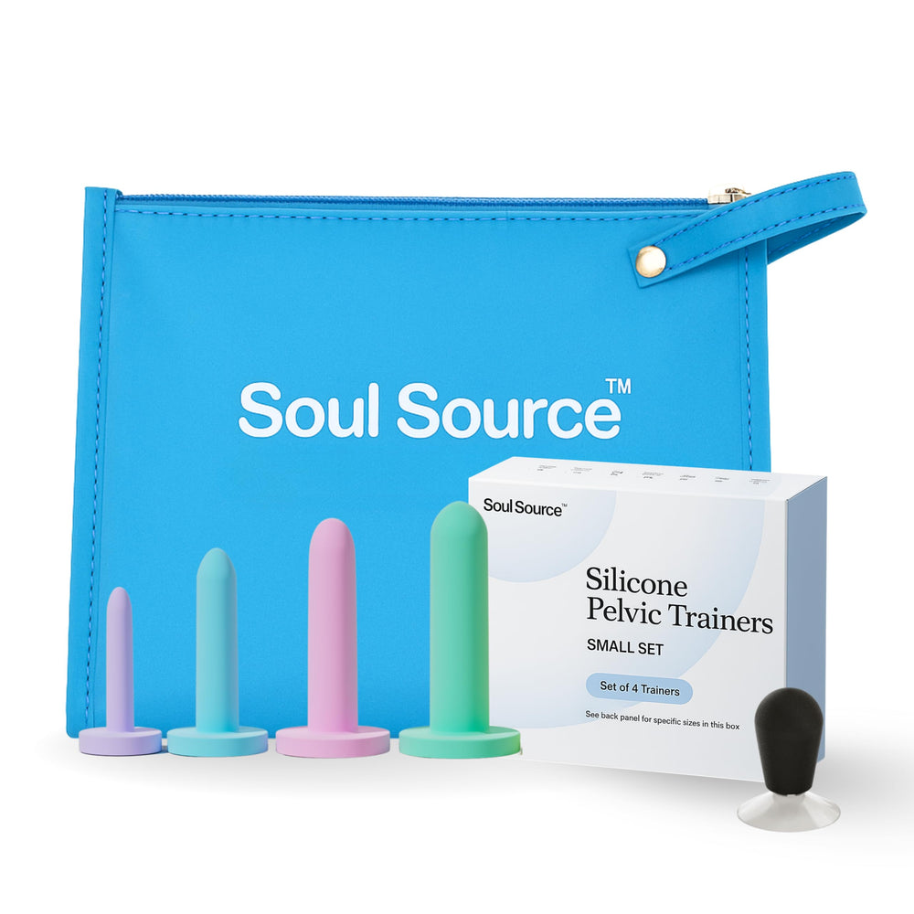 Soul Source silicone wand set, small sizes 1-4 for progressive pelvic training at home.