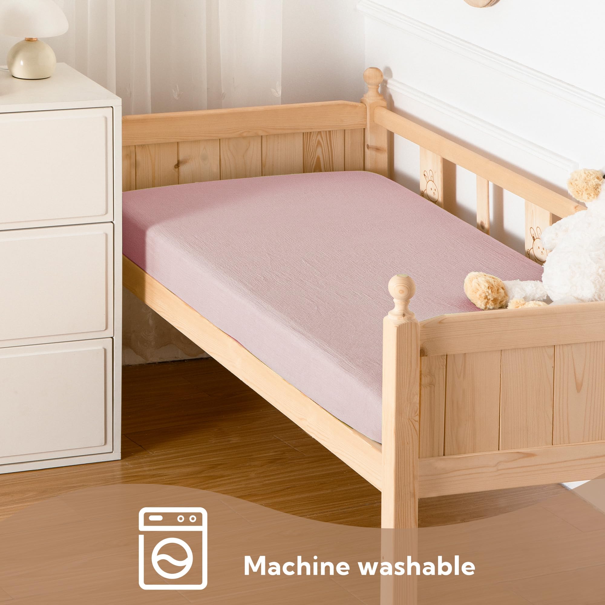 SOULFUL care instructions for long-lasting crib sheets