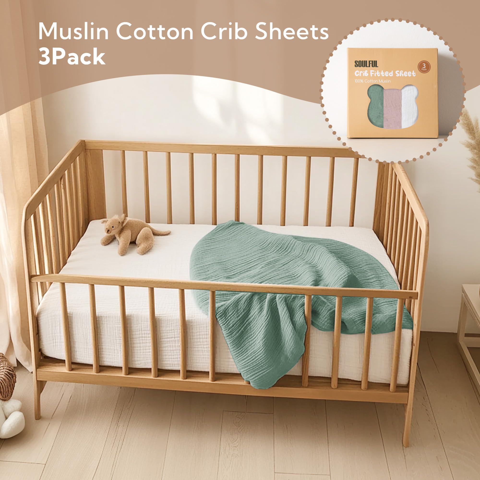 SOULFUL care and durability closeup demonstrates washability and long-lasting softness