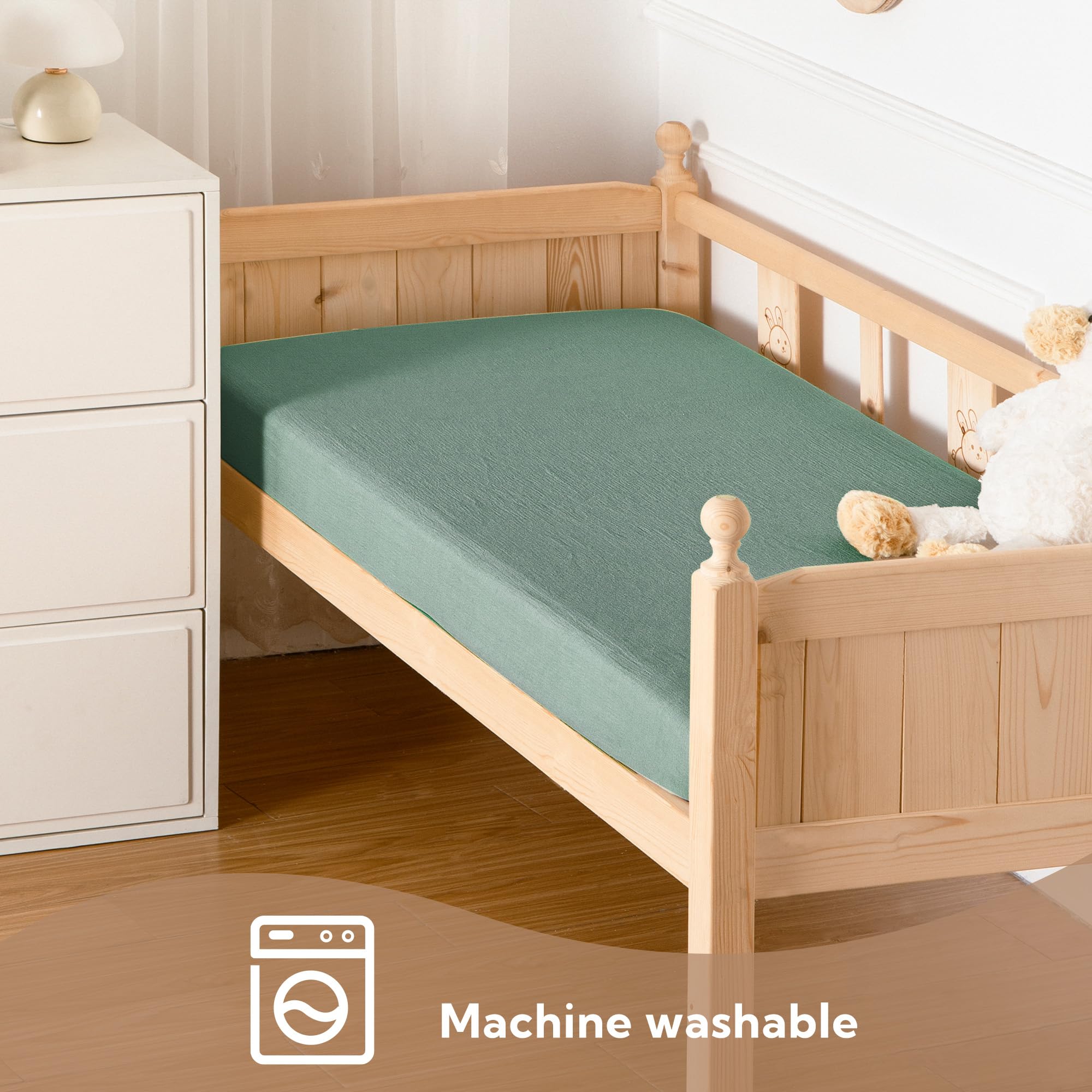 SOULFUL soft-texture closeup reveals breathable weave and baby-friendly feel