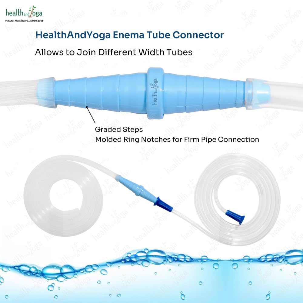 SoulGenie HealthAndYoga connector joins hoses for flexible kit setup.