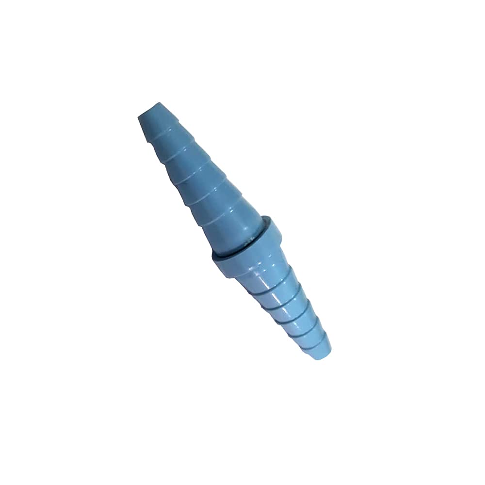 SoulGenie HealthAndYoga enema connector close-up shows step ridges for hose compatibility.