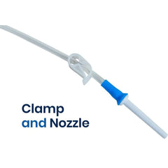 SoulGenie HealthAndYoga enema tube with hose clamp and nozzle for easy attachment