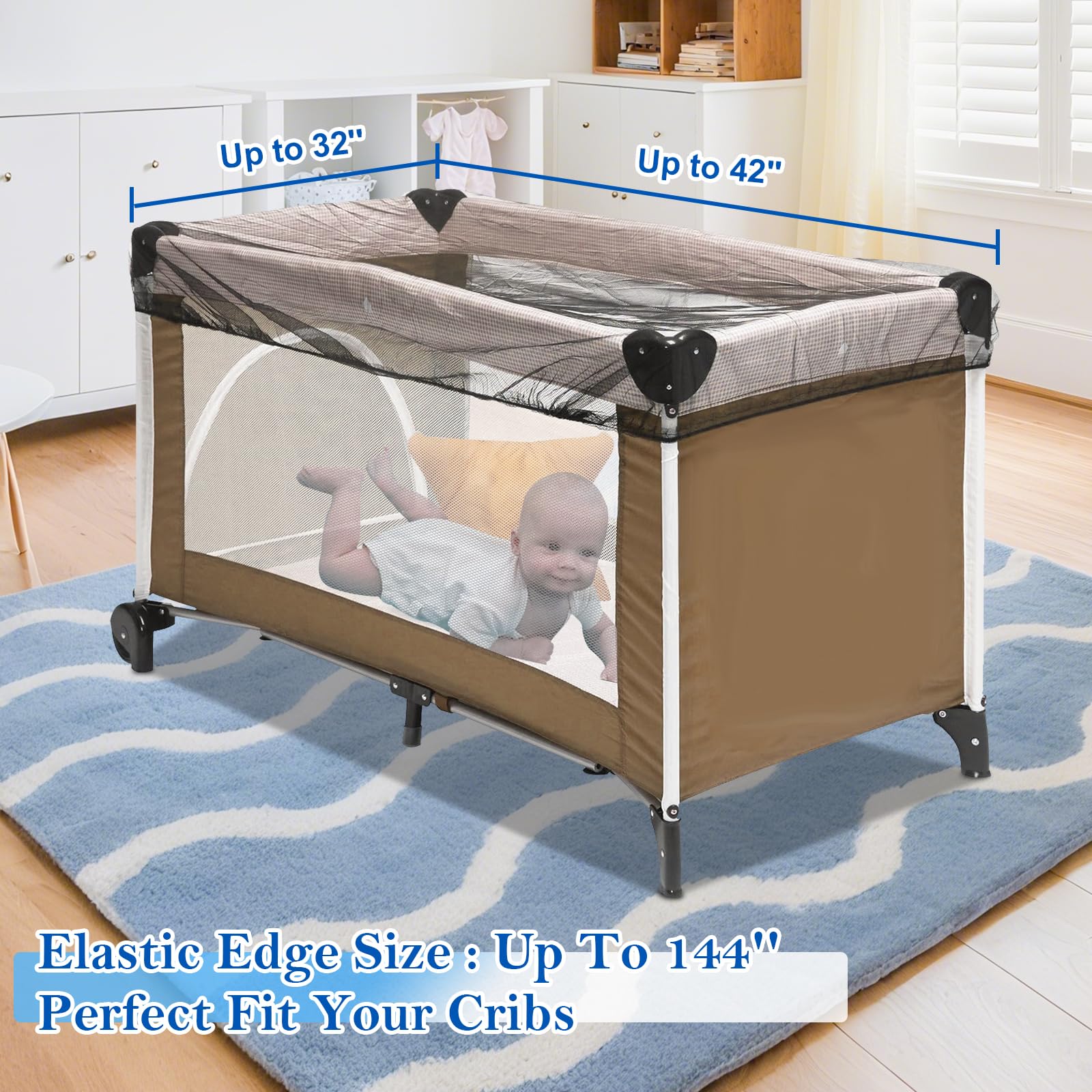 South to East chemical-free mosquito net protects without chemicals while staying breathable
