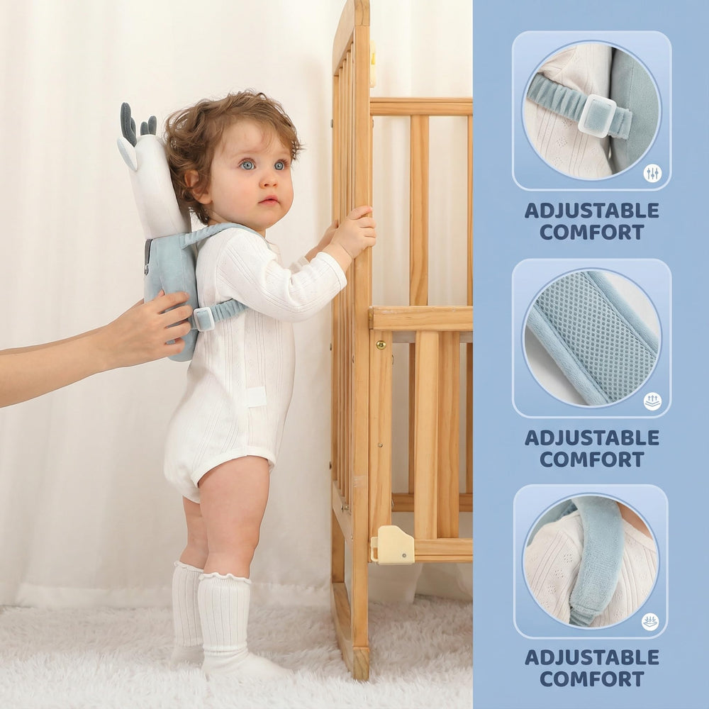 SOZOON adjustable safety backpack straps grow with baby from 6 months to 2 years