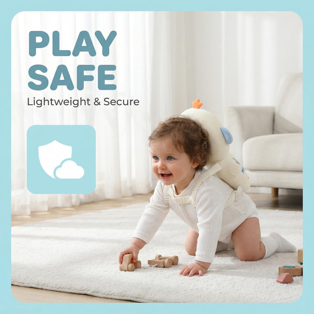 SOZOON adjustable straps fit babies from six months to two years.