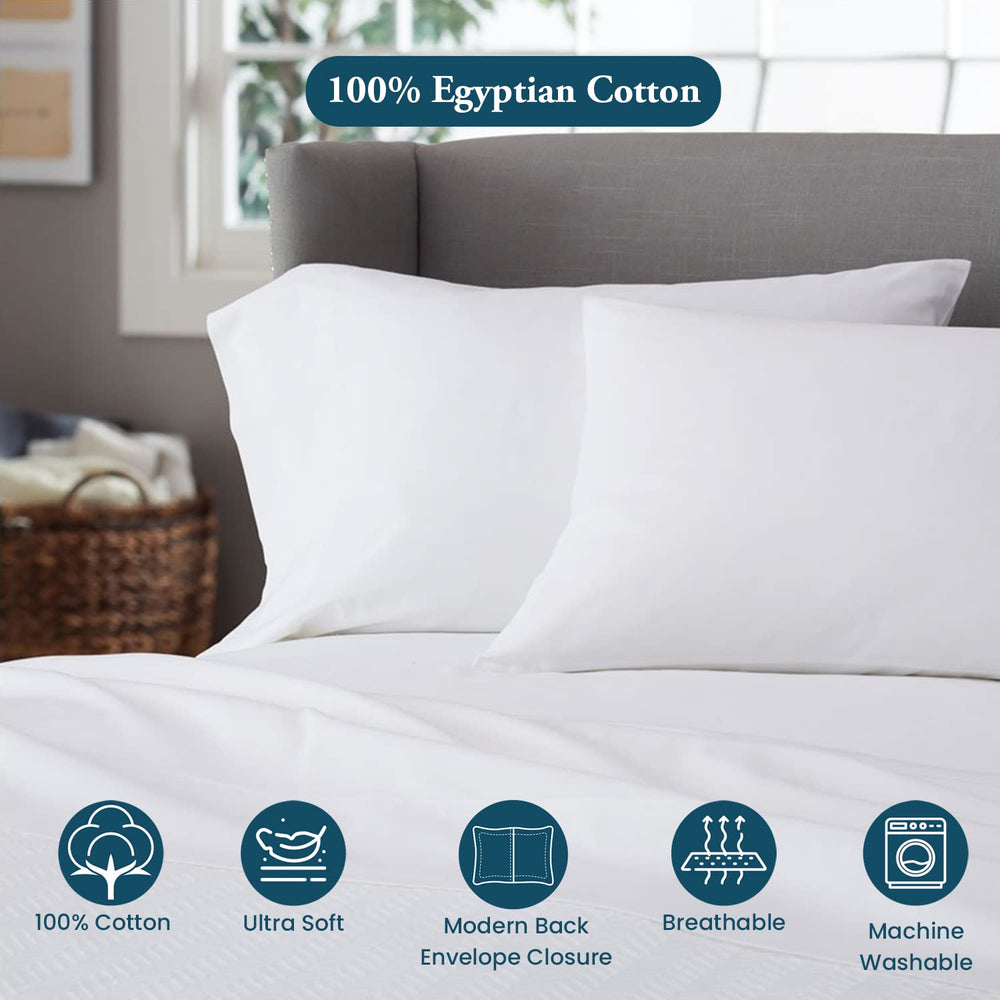 SP Cotton zipper closure keeps pillow securely enclosed.