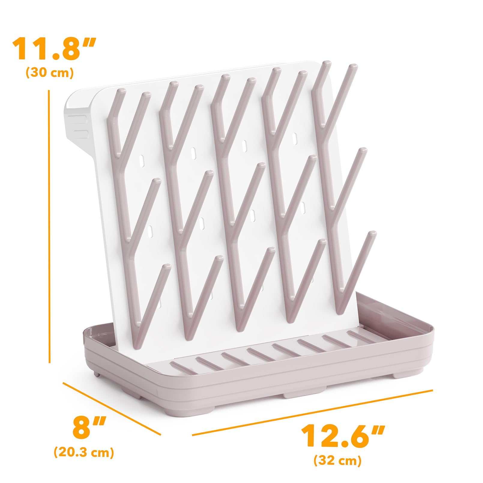 SpaceAid bottle drying rack assembled demonstrates sturdy build and easy setup