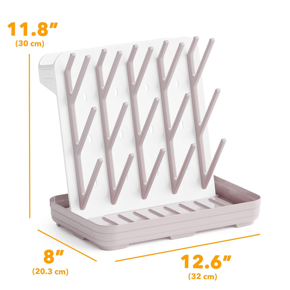 SpaceAid bottle drying rack assembled demonstrates sturdy build and easy setup
