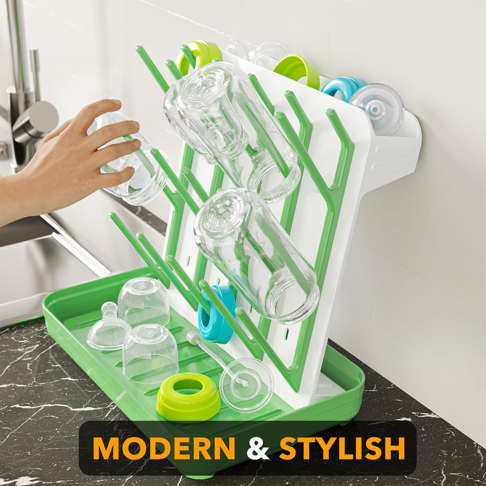SpaceAid compact countertop drying rack fits small kitchens