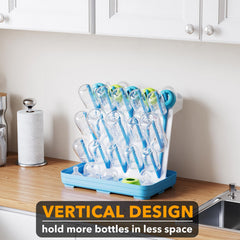 SpaceAid rack positioned on countertop demonstrates space-saving design.