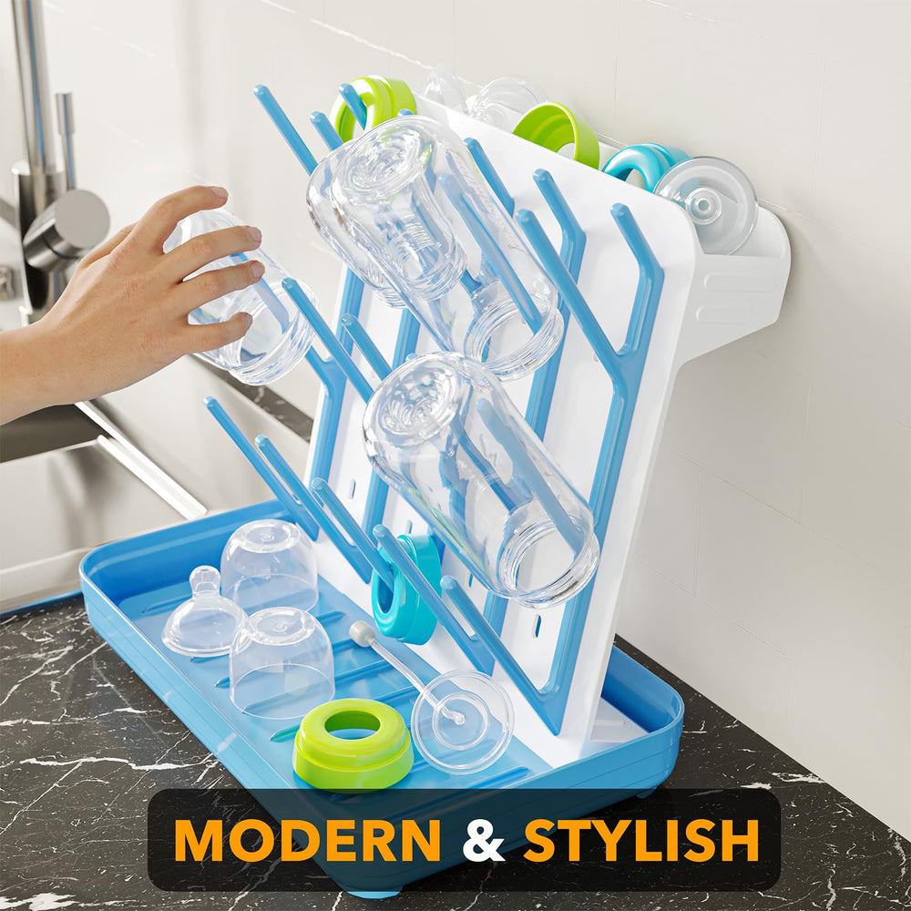 SpaceAid durable plastic construction is easy to clean after daily use.