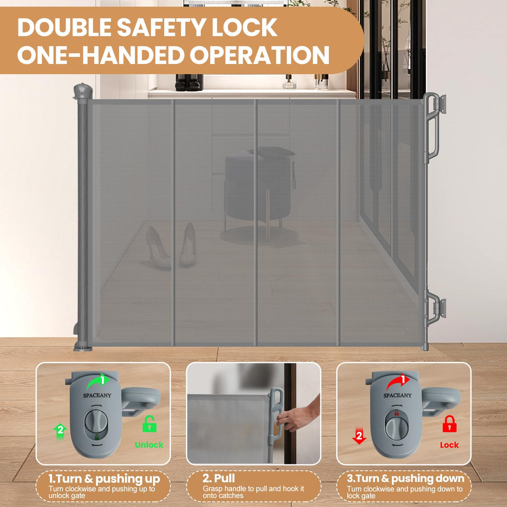 SPACEANY adjustable mounts and installation kit suitable for indoor and outdoor setups.