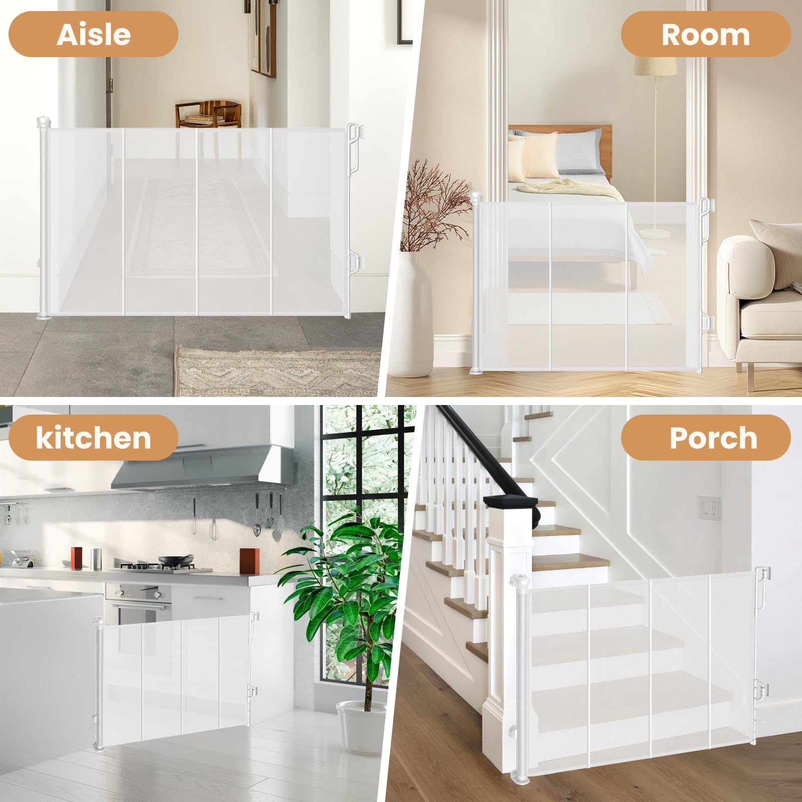 Spaceany mounts compatible with baseboards for indoor outdoor setup.