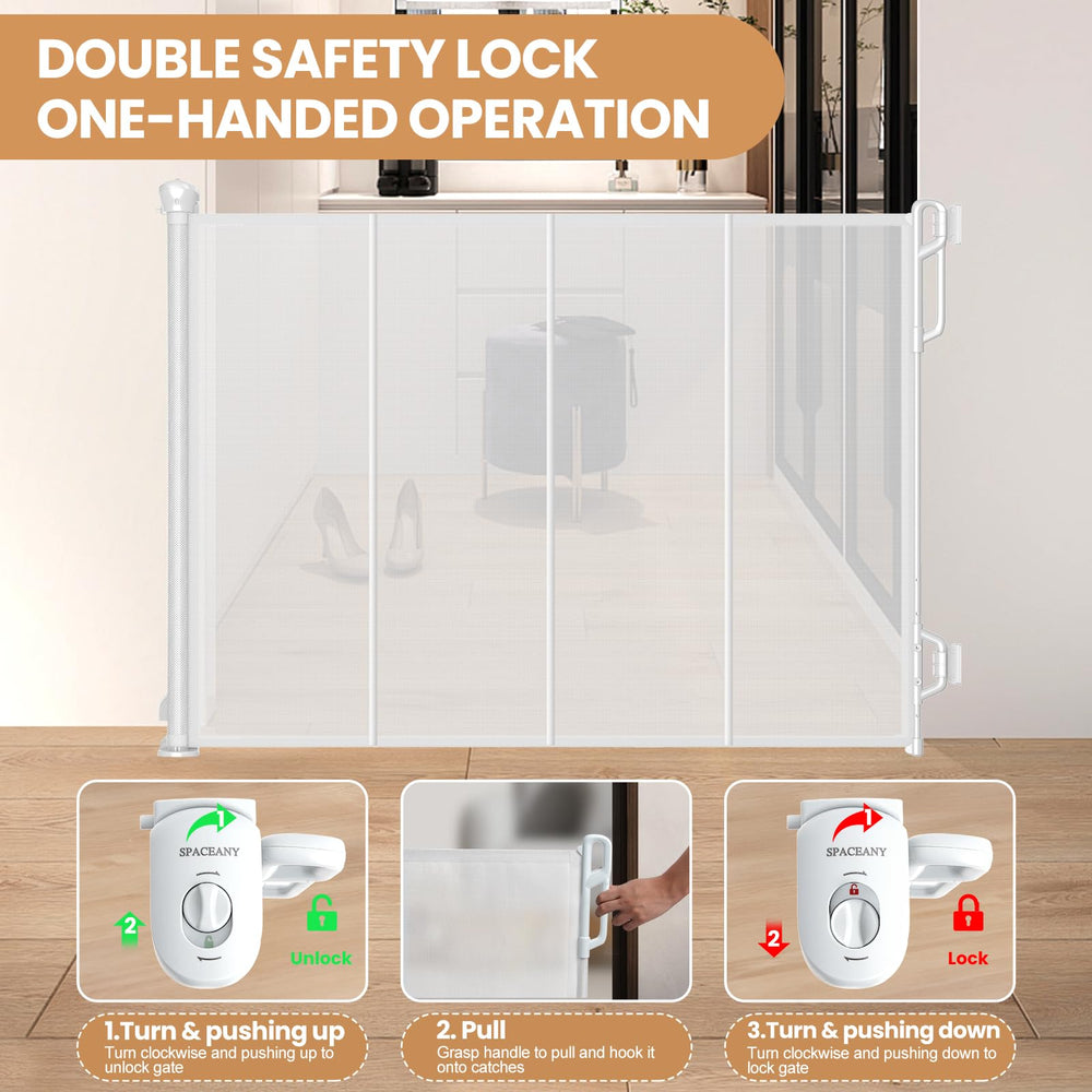 Spaceany one-handed operation lock for easy use while multitasking.
