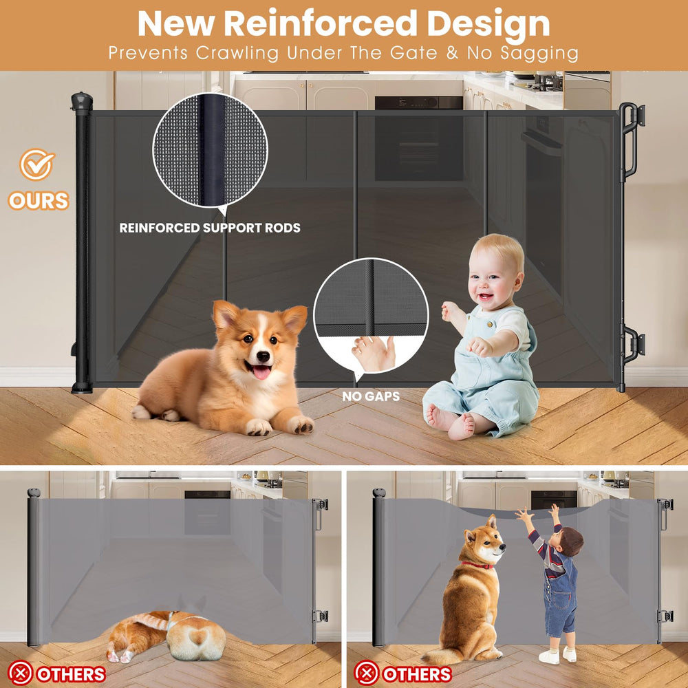 SPACEANY gate extended to 55 inches fits wide openings