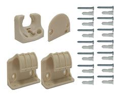 SPACEANY cream replacement parts kit for retractable gate with gate mount for quick repairs