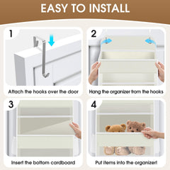 SpaceHacks 5-tier pocket detail highlights organized compartments and mesh visibility.