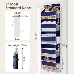 SpaceHacks door organizer with see-through pockets for quick access