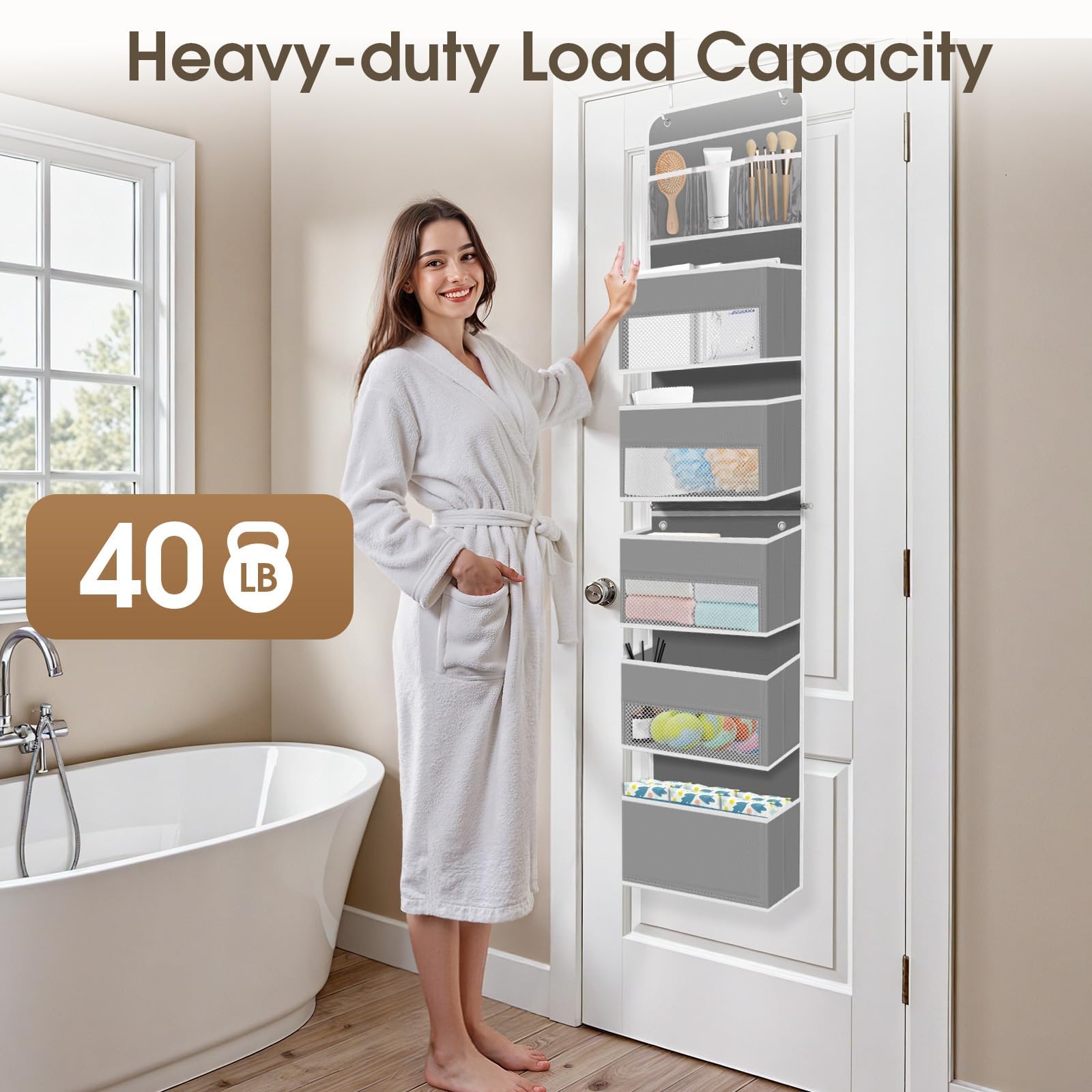 SpaceHacks easy install over-the-door design saves space