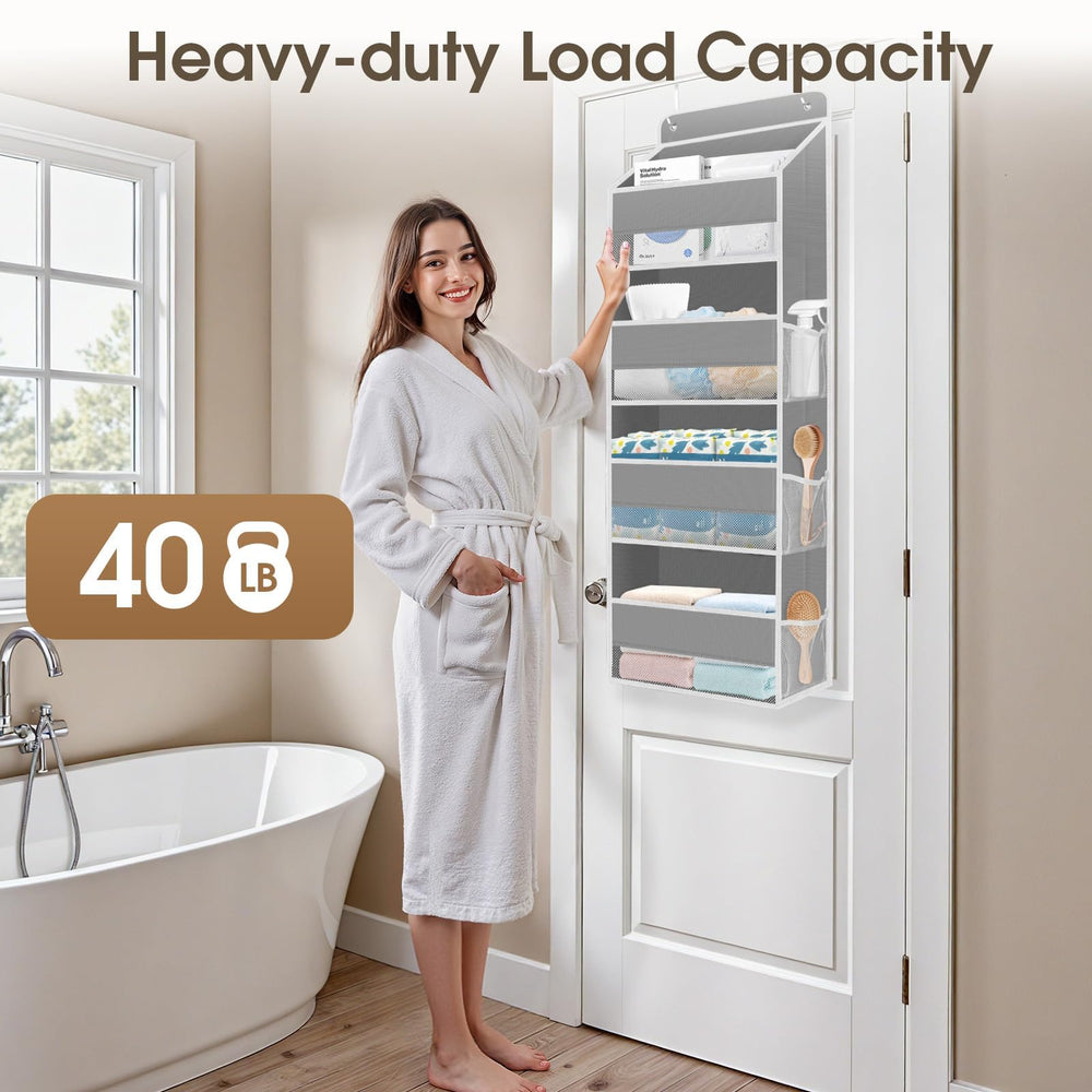 SpaceHacks space-saving solution keeps small rooms neat behind doors.