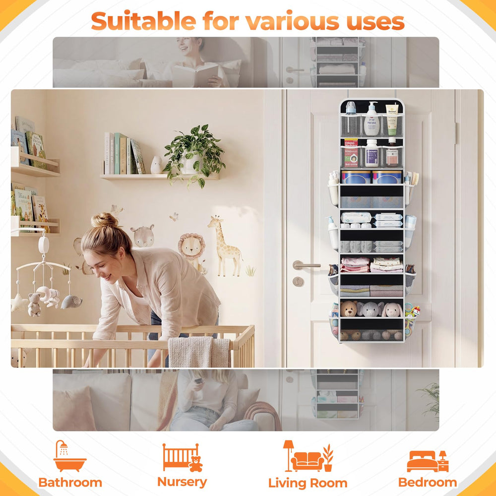 SpaceHacks space-saving door organizer optimizes vertical space