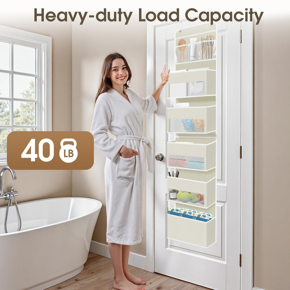 SpaceHacks vertical-space-saving design maximizes door area without floor clutter.