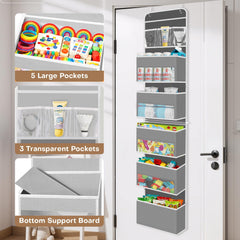 SpaceWhisper easy-install door hooks make setup quick without tools.