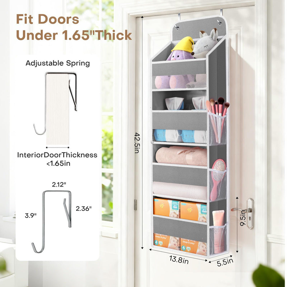 SpaceWhisper organizer showing side mesh pockets for quick grabs and visibility.