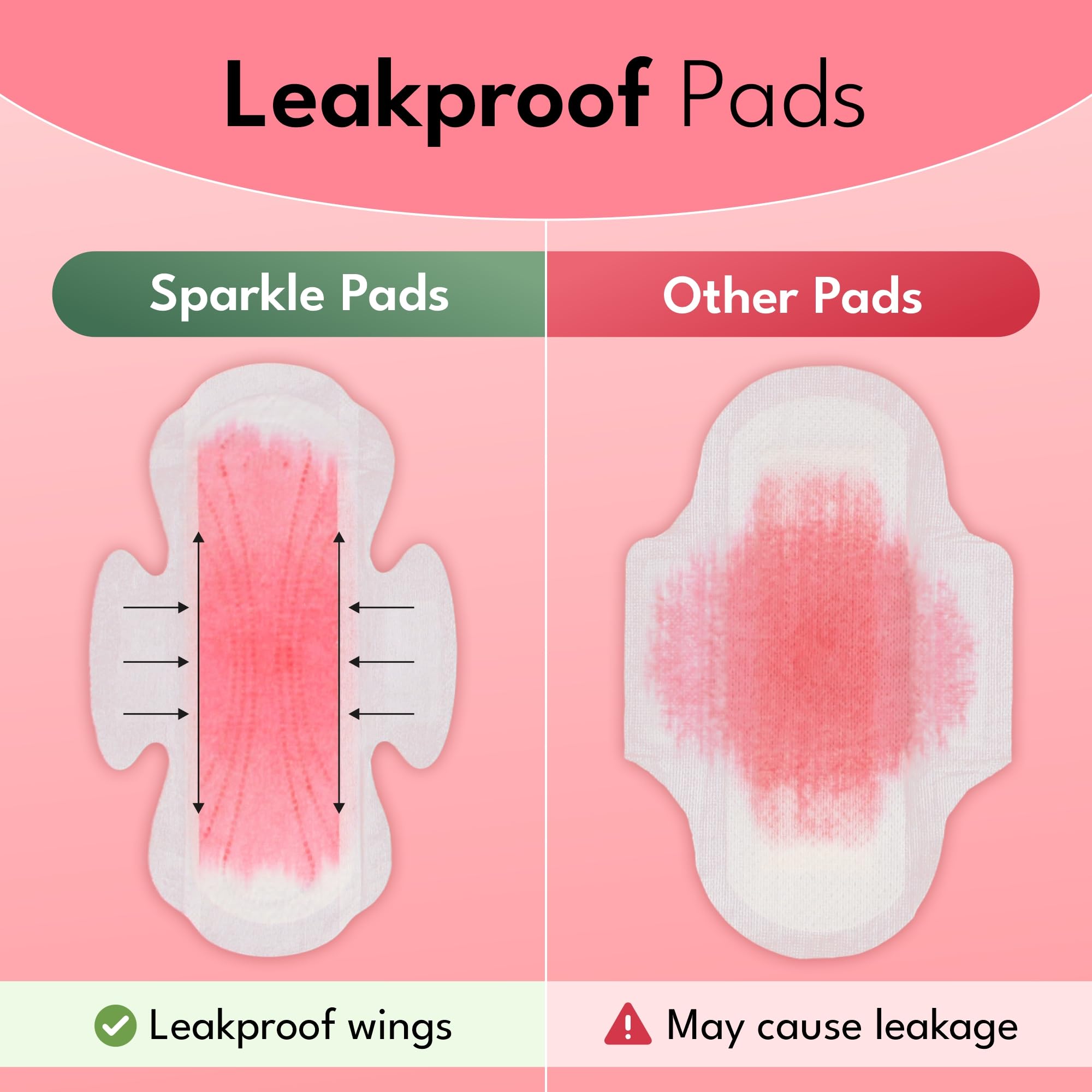 Sparkle Pads plant-based materials close-up shows gentle, skin-friendly composition.