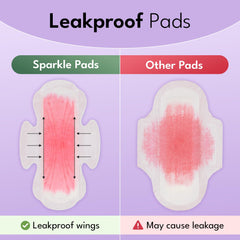 Sparkle Pads unscented packaging with minimalist design and fragrance-free protection