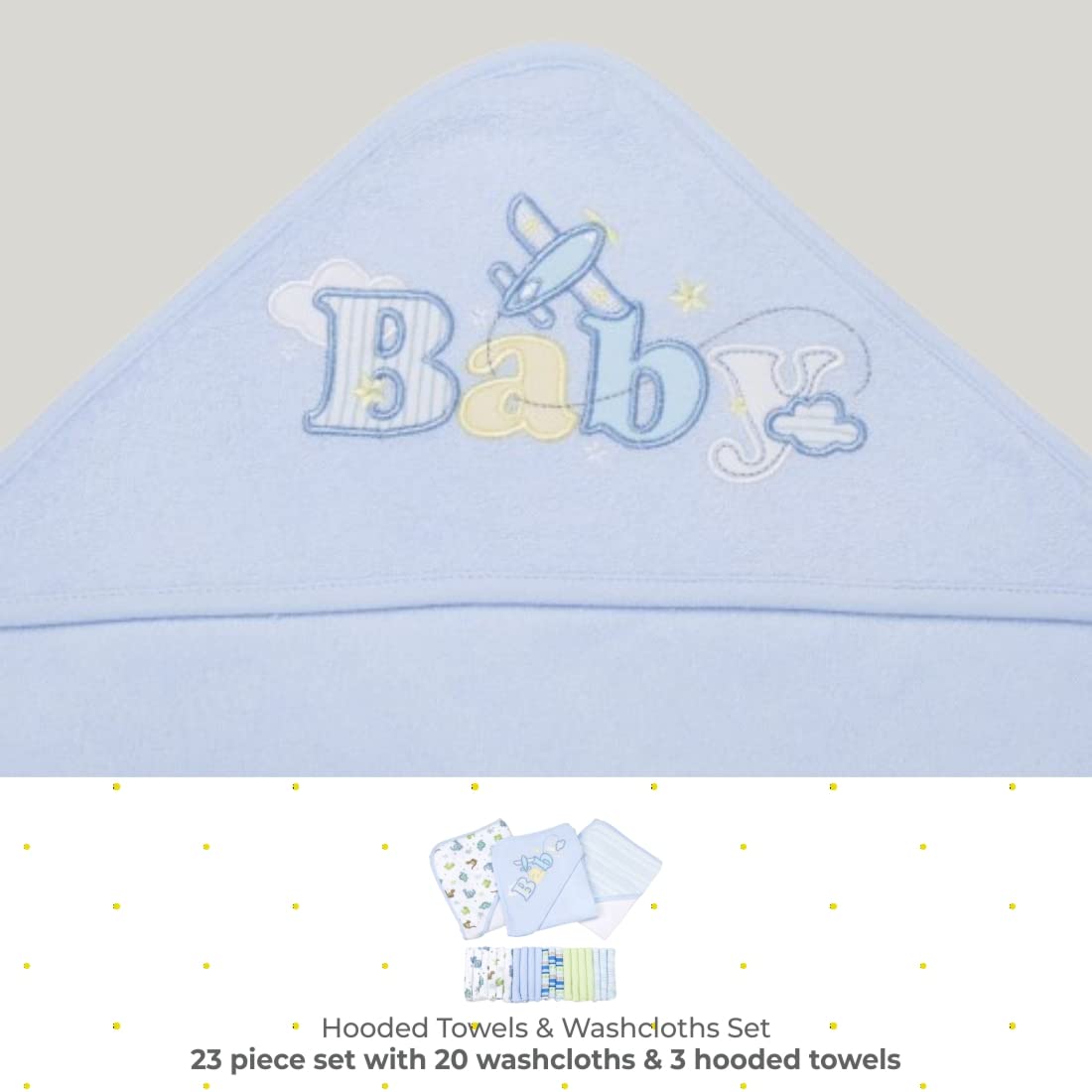 Spasilk blue textured washcloths 9x9 for gentle cleansing