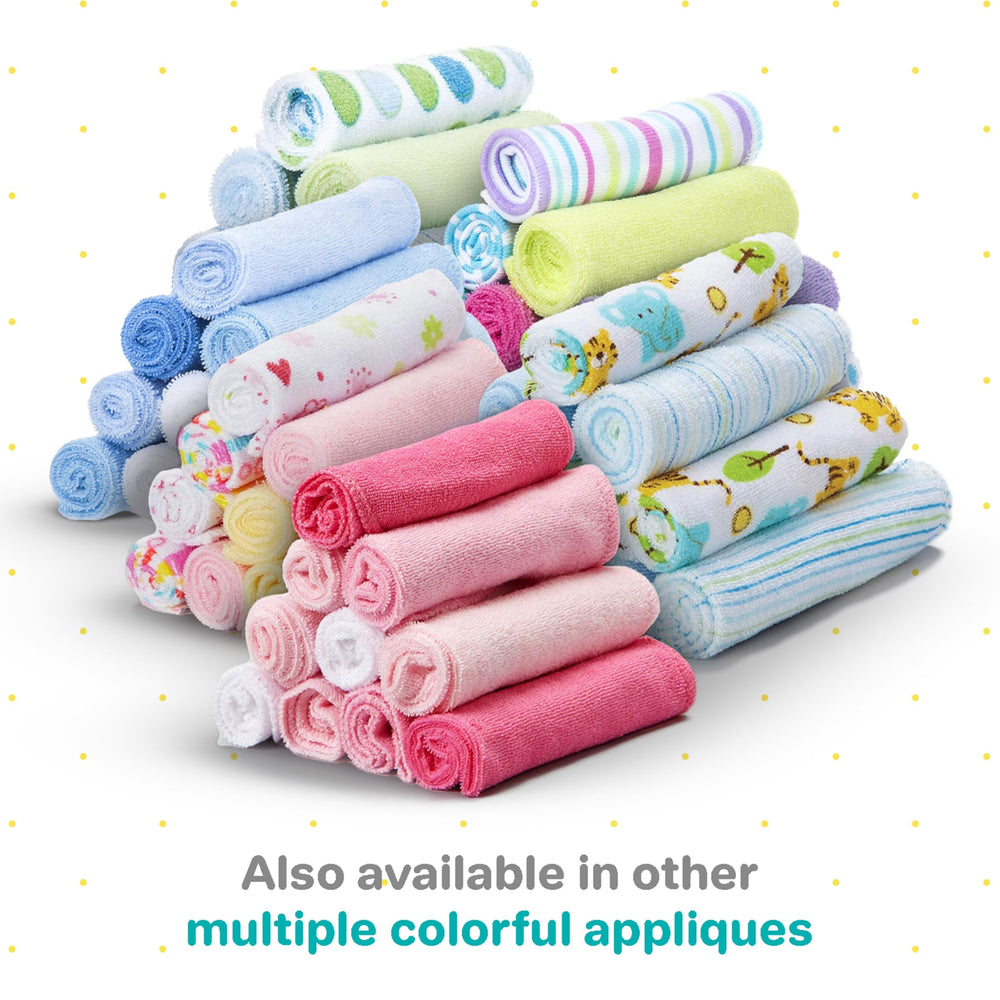 Spasilk cheerful prints support easy cleanup for babies and caregivers