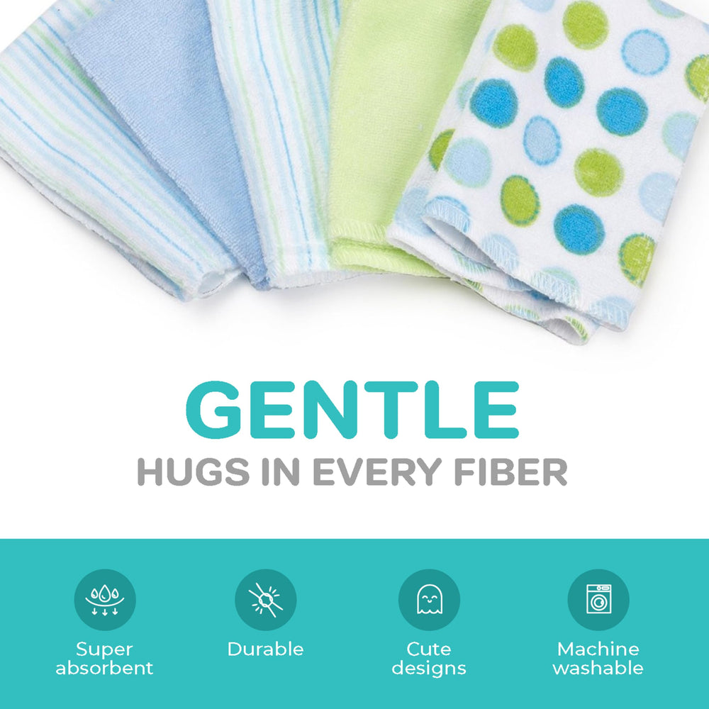 Spasilk durable washcloth set 10-pack designed for daily use