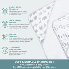 Spasilk gift set display showing towels and washcloths.