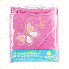 Spasilk hooded towels 30x26 inch provide cozy wrap and quick drying