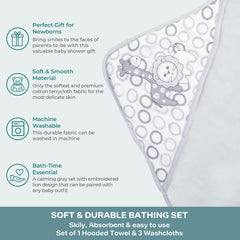 Spasilk soft terry fabric delivers plush, skin-friendly feel.